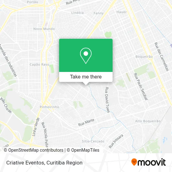 Criative Eventos map