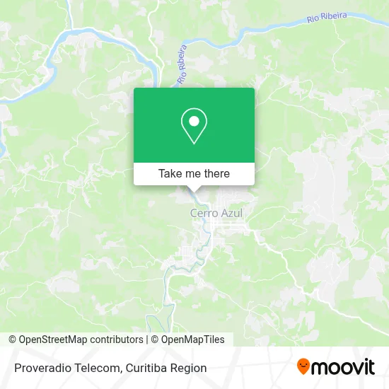 Proveradio Telecom map