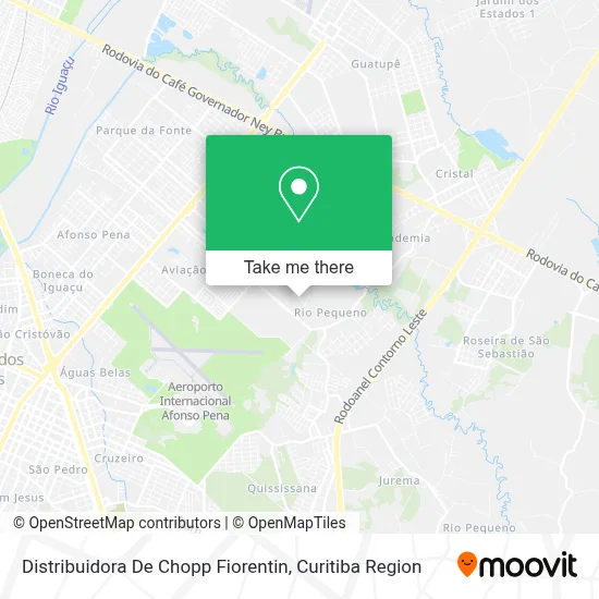 Distribuidora De Chopp Fiorentin map