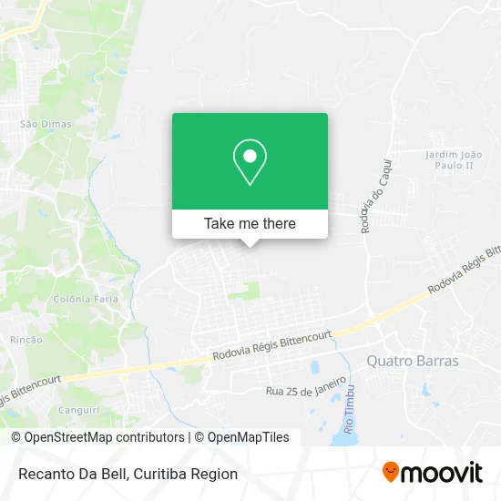 Recanto Da Bell map