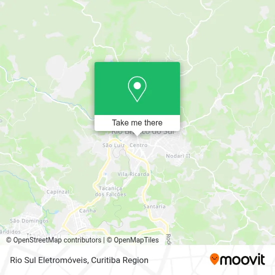 Rio Sul Eletromóveis map