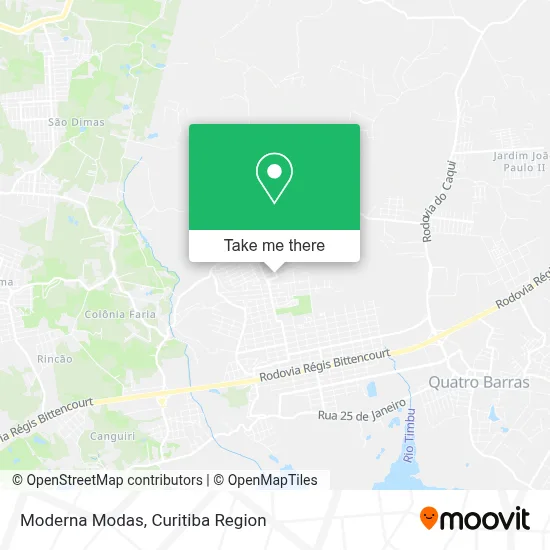 Moderna Modas map