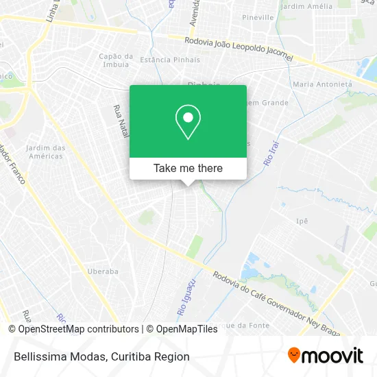 Bellissima Modas map