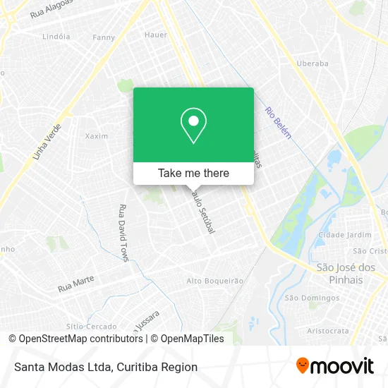 Santa Modas Ltda map