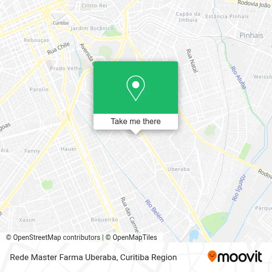 Rede Master Farma Uberaba map