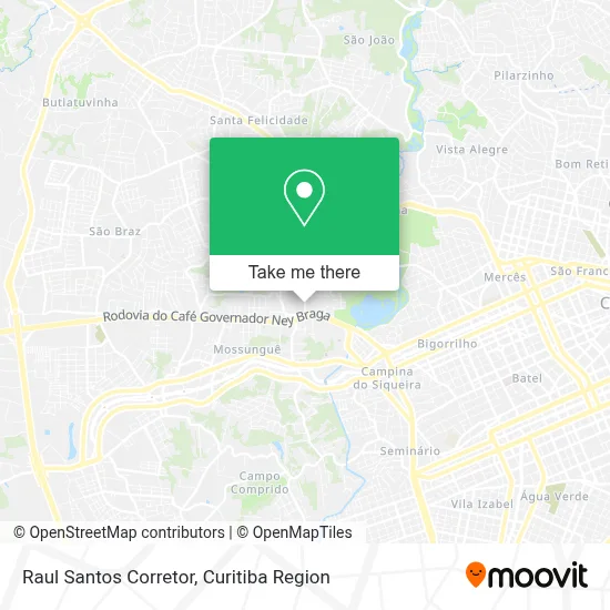 Raul Santos Corretor map