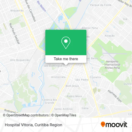 Hospital Vitoria map