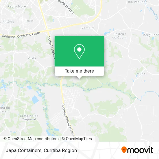 Japa Containers map
