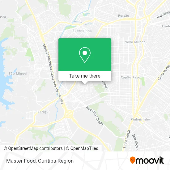 Master Food map