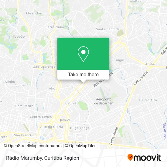 Rádio Marumby map