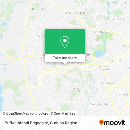 Buffet Infantil Brigadeiro map