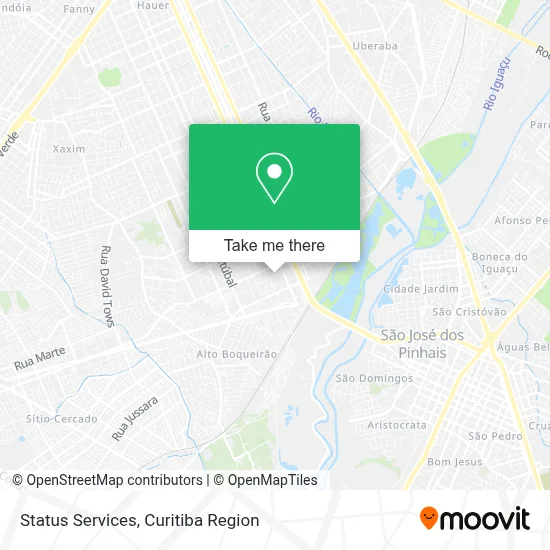 Status Services map