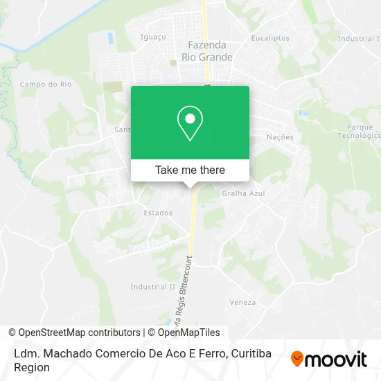 Ldm. Machado Comercio De Aco E Ferro map