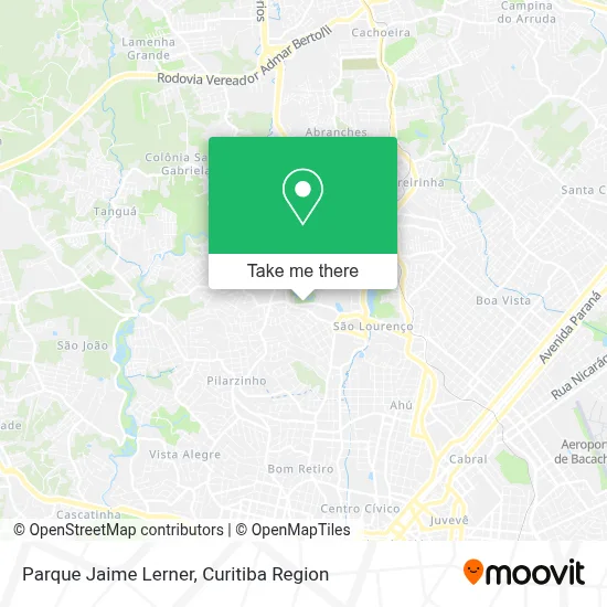 Parque Jaime Lerner map