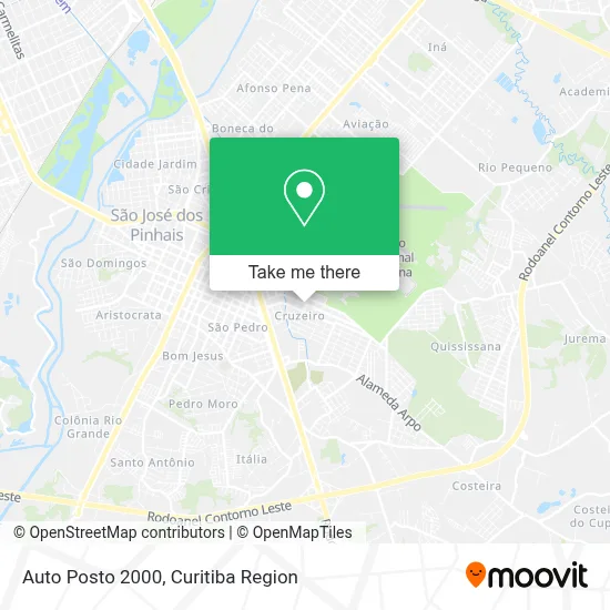 Auto Posto 2000 map