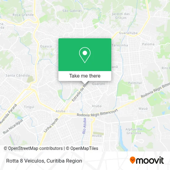 Rotta 8 Veiculos map