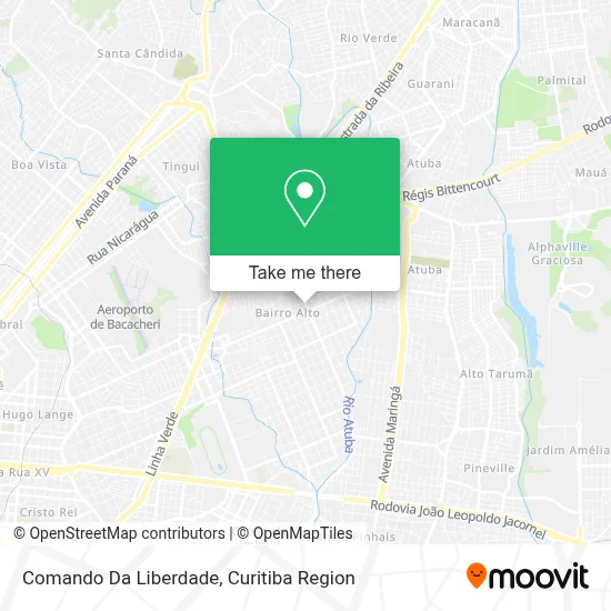 Comando Da Liberdade map