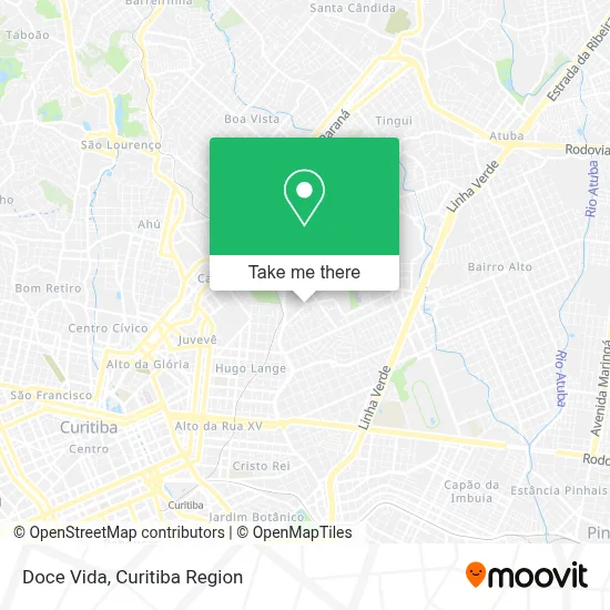 Doce Vida map