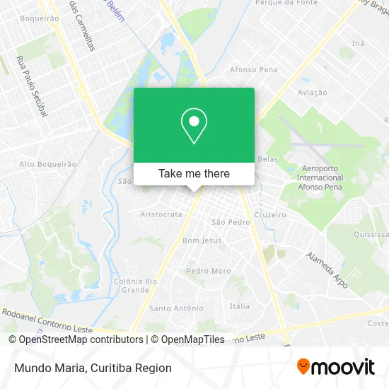Mundo Maria map