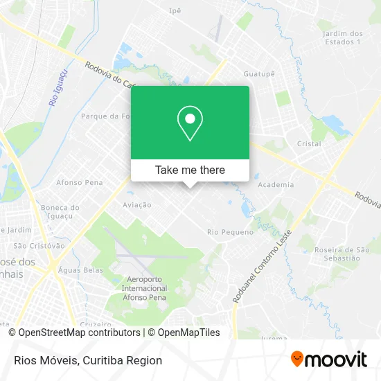Rios Móveis map