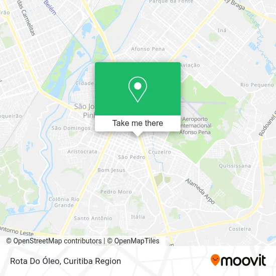 Rota Do Óleo map