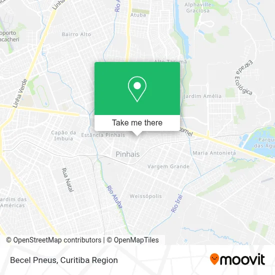 Becel Pneus map