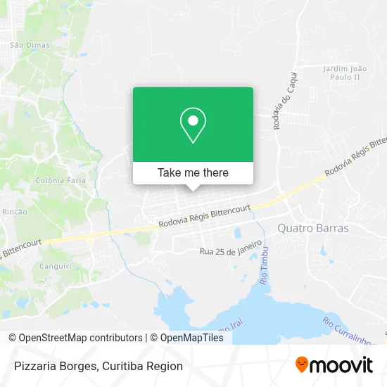 Pizzaria Borges map