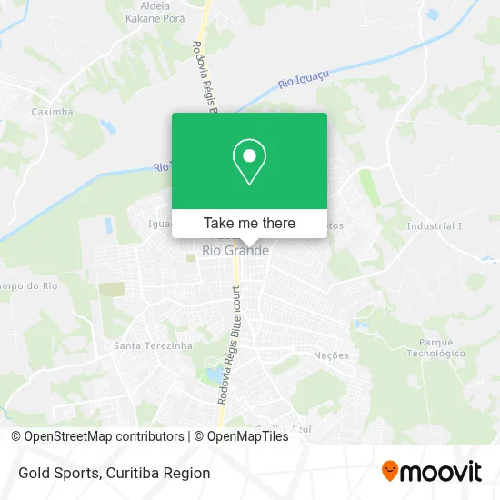 Gold Sports map