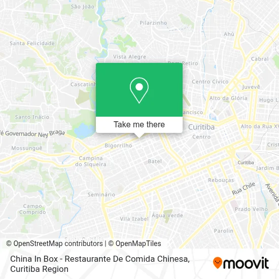 China In Box - Restaurante De Comida Chinesa map
