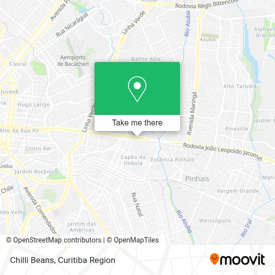 Chilli Beans map