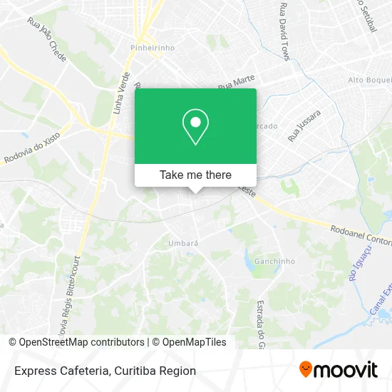 Express Cafeteria map