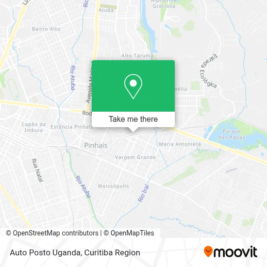 Auto Posto Uganda map