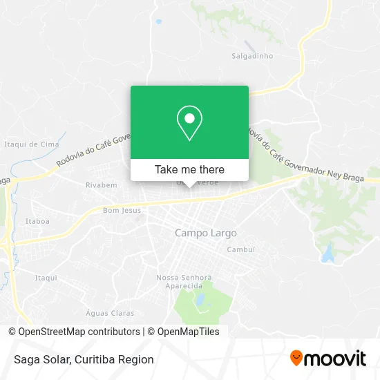 Saga Solar map