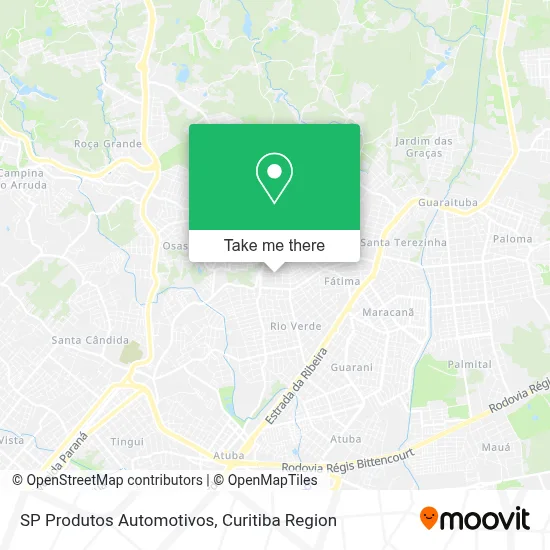 SP Produtos Automotivos map
