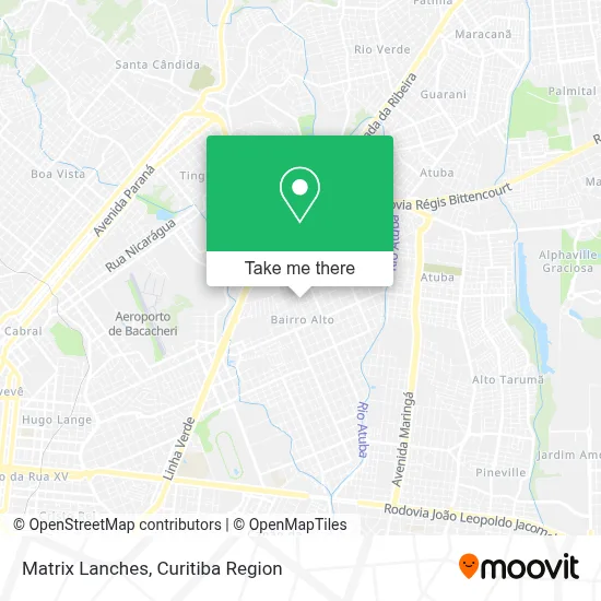 Matrix Lanches map