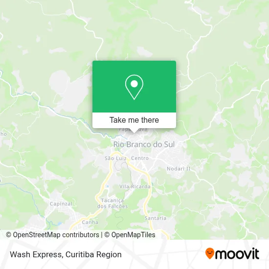Wash Express map