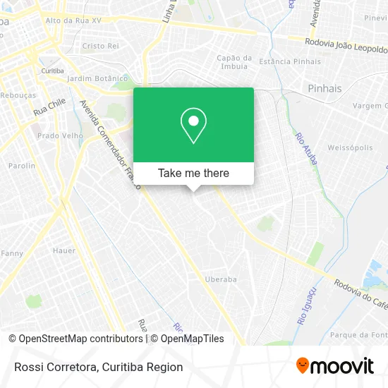 Rossi Corretora map