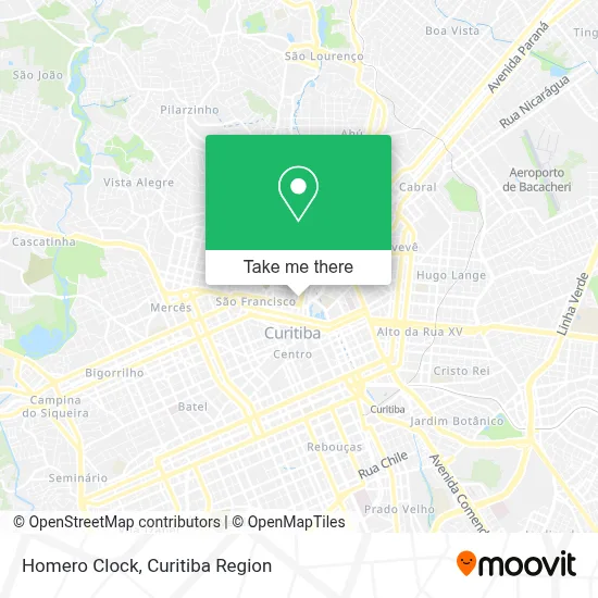 Homero Clock map