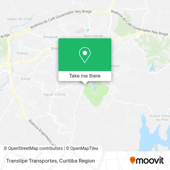 Translipe Transportes map