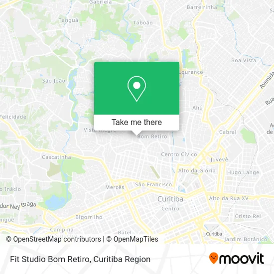 Fit Studio Bom Retiro map