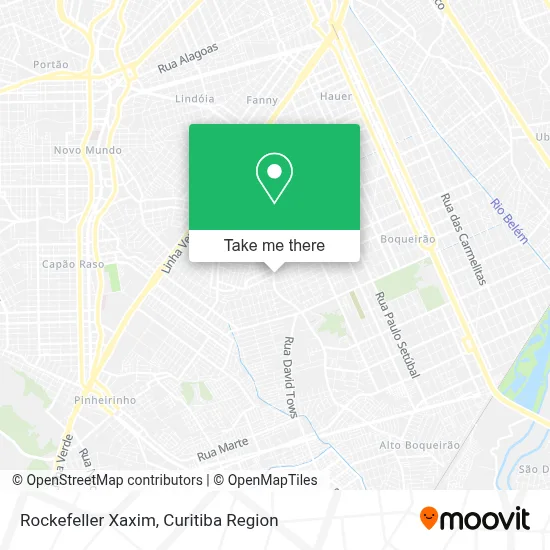 Rockefeller Xaxim map