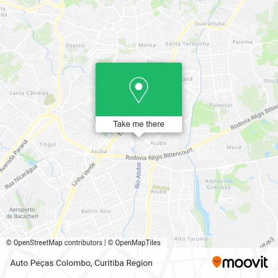 Auto Peças Colombo map