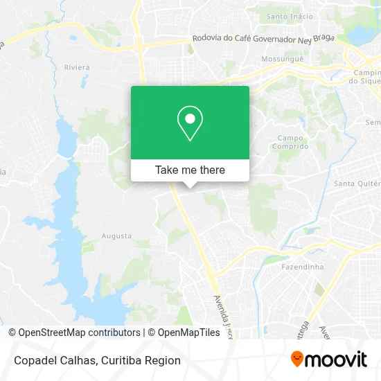 Copadel Calhas map