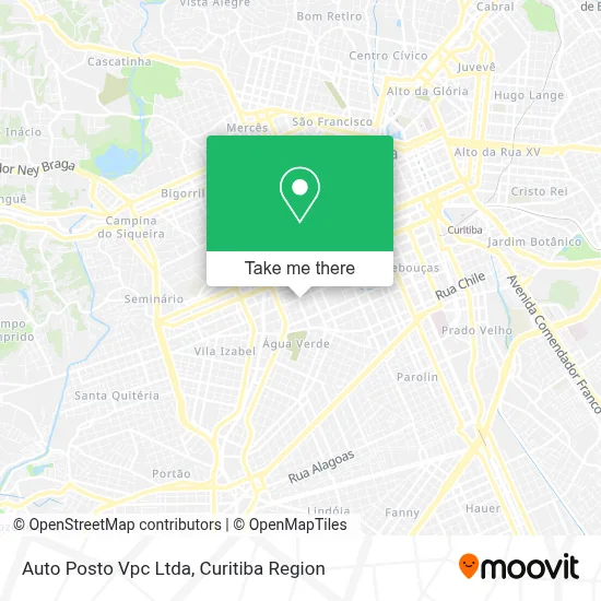 Auto Posto Vpc Ltda map