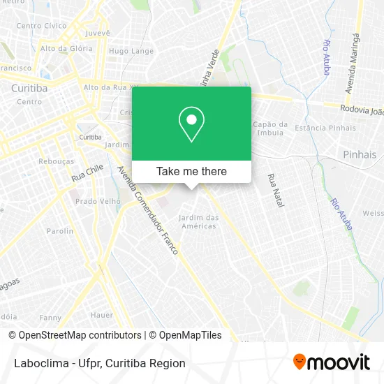 Laboclima - Ufpr map