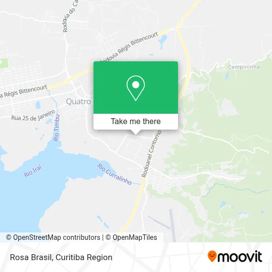 Rosa Brasil map