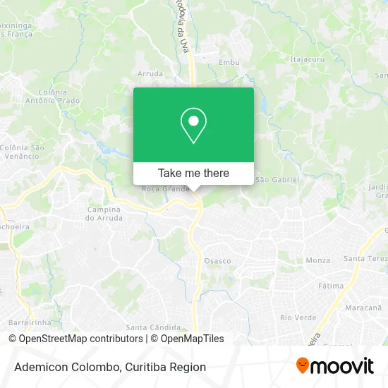 Ademicon Colombo map