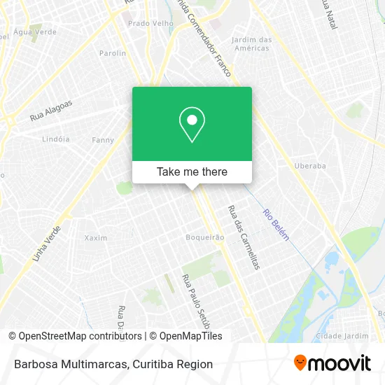Barbosa Multimarcas map