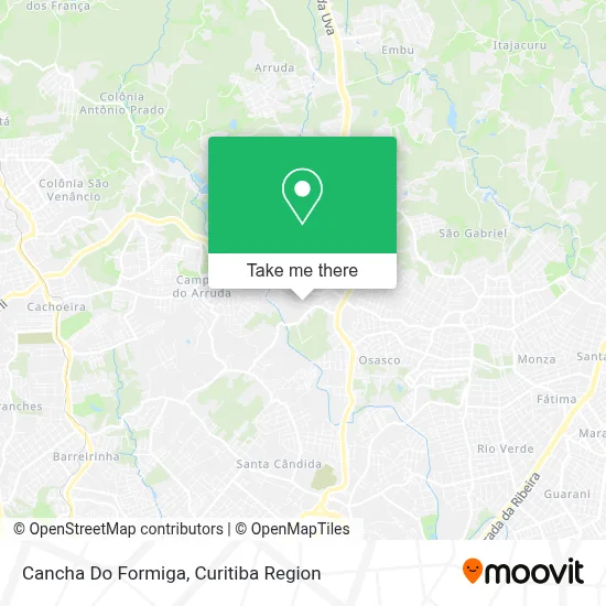 Cancha Do Formiga map
