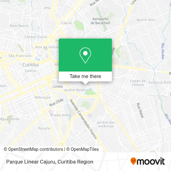 Parque Linear Cajuru map